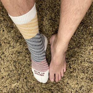 United by blue socks